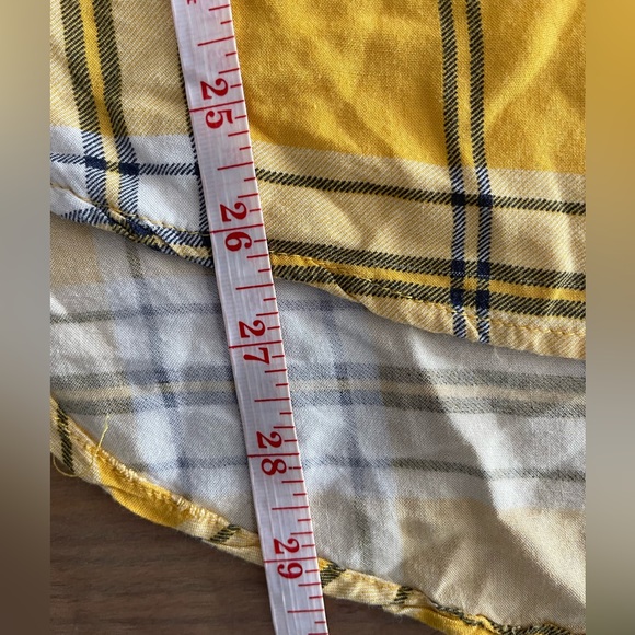 EUC 1x Plaid High low 1/4 sleeve Shirt - Picture 7 of 8